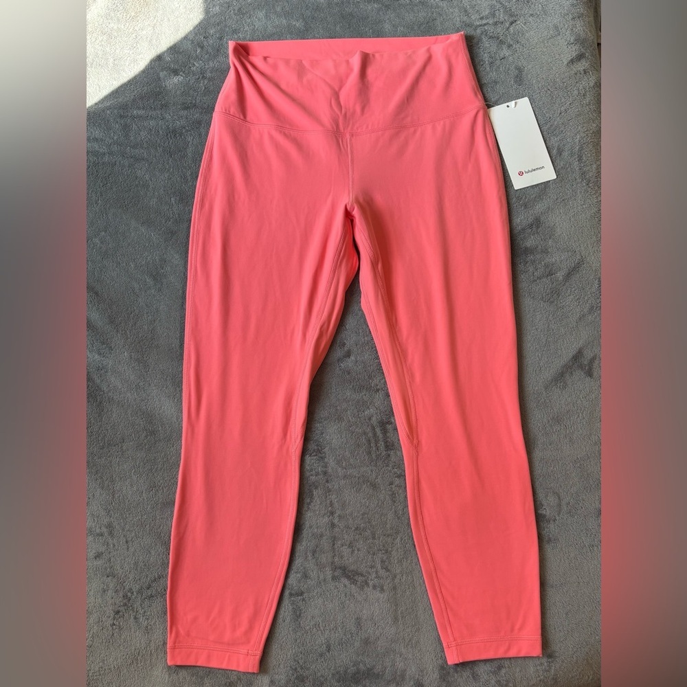 Lululemon Align High-Rise Pant 25" Raspberry Cream Size 12